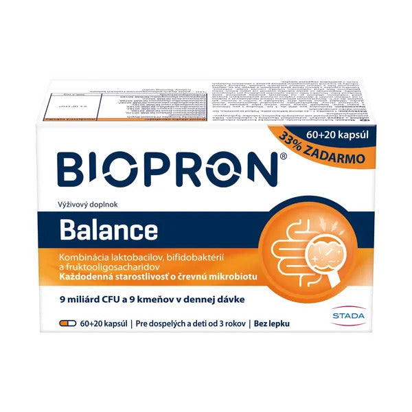 BIOPRON 9 60 + 20 kapsúl ZADARMO