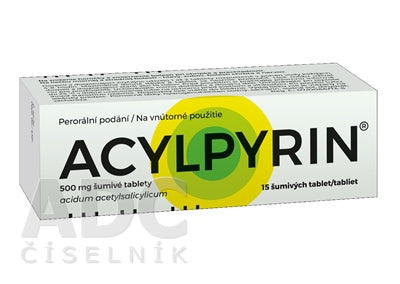 Acylpyrin 500mg 15 šumivých tabliet