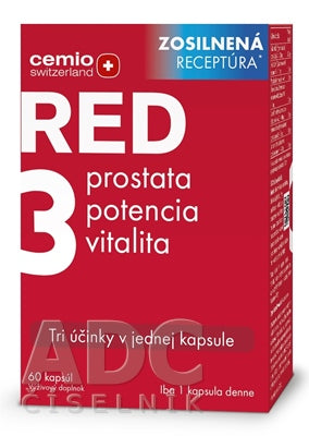 Cemio RED3® 60 kapsúl zosilnená receptúra