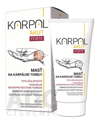 Karpal Akut Forte masť na karpálne tunely 50 ml