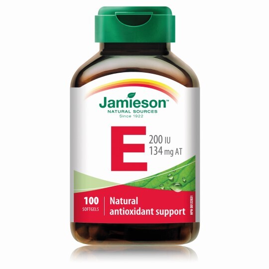Jamieson Vitamín E 200 IU 100 kapsúl