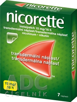 NICORETTE Invisipatch 15 mg/16 h transdermálna náplasť 7 ks