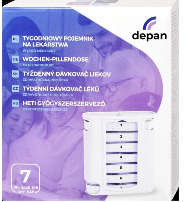 Depan dávkovač liekov týždenný 1 ks