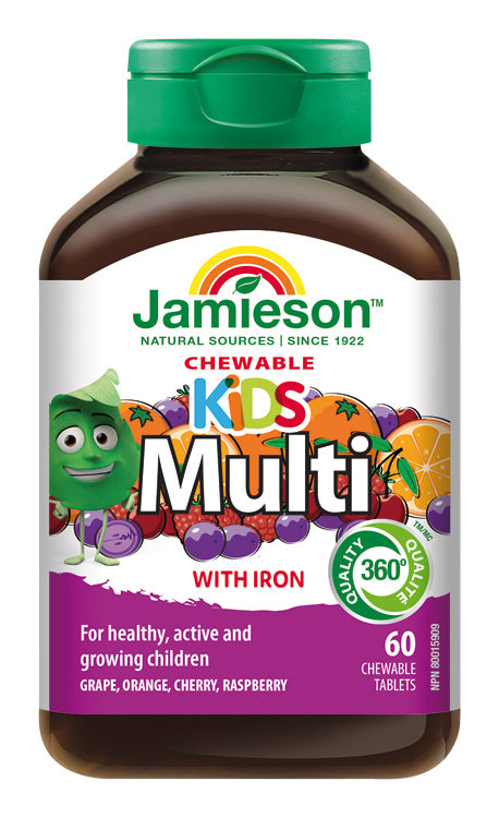 JAMIESON Multi kids multivitamín 60 cmúľacích tabliet