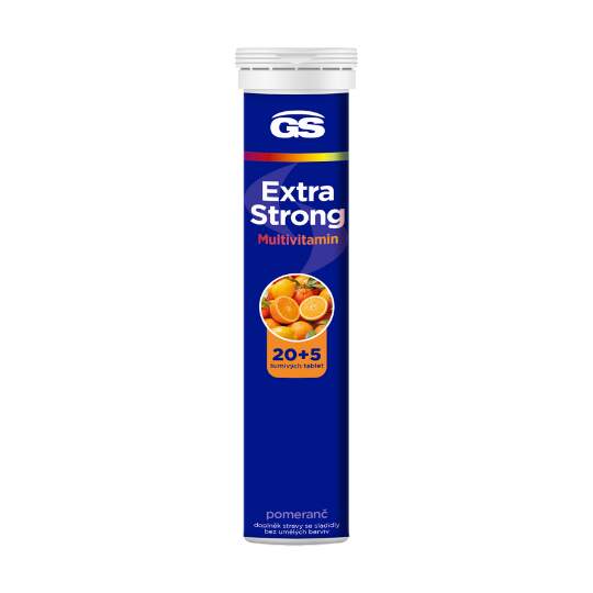 GS Extra Strong Multivitamin pomaranč eff.tabliet 20+5