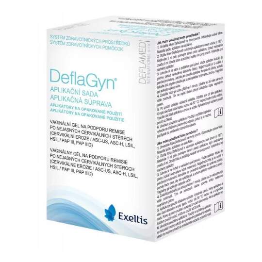 DeflaGyn aplikačná súprava vaginálny gél 150 ml + 2 aplikátory