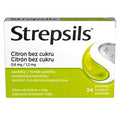 Strepsils Citrón bez cukru pas ord 1x24 ks