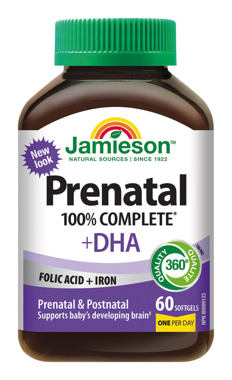 JAMIESON Prenatal complete multivitamín + DHA 60 kapsúl