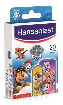 Hansaplast Labková Patrola náplasť s detským motívom 20 ks