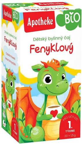 APOTHEKE-Bio detský čaj, feniklový 20x1,5g od 1týždňa