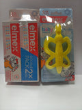 Elmex detská zubná pasta 2x50ml + baby hryzadlo a kefka 1ks