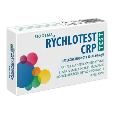 Biogema CRP Rýchlotest samodiagnostický test z krvi 1 ks