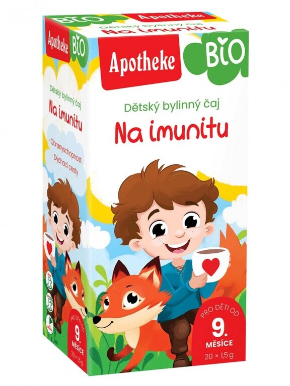 APOTHEKE-Bio detský čaj na imunitu 20x1,5g (9+)