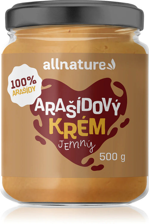 Allnature Arašídový krém jemný 500 g