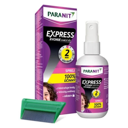 Paranit Express sprej 95 ml + hrebeň