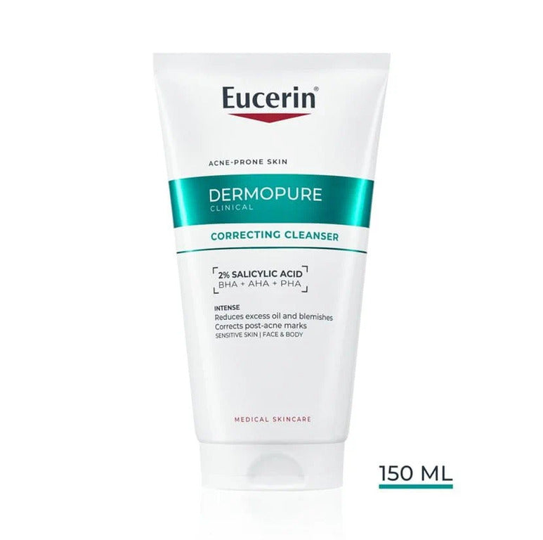 EUCERIN Dermopure clinical exfoliačný čistiaci gél 150 ml