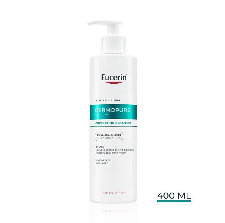 EUCERIN Dermopure Clinical Exfoliačný čistiaci gél 400 ml