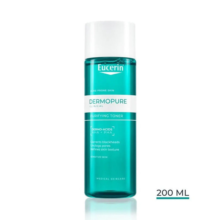 Eucerin DERMOPURE CLINICAL Čistiace tonikum pleť so sklonom k akné 200 ml