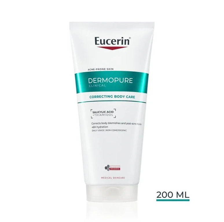 Eucerin DERMOPURE CLINICAL Telový krém pleť so sklonom k akné 200 ml