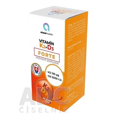Adampharm Vitamin K2+D3 Forte 60 kapsúl