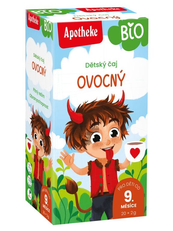 APOTHEKE-Bio detský čaj na bežné pitie, ovocný 20x1,5g