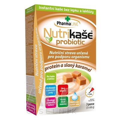 Nutrikaša probiotic proteín a slaný karamel 3x60 g 180 g