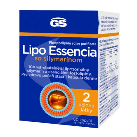GS Lipo essencia so silymarínom 60 kapsúl