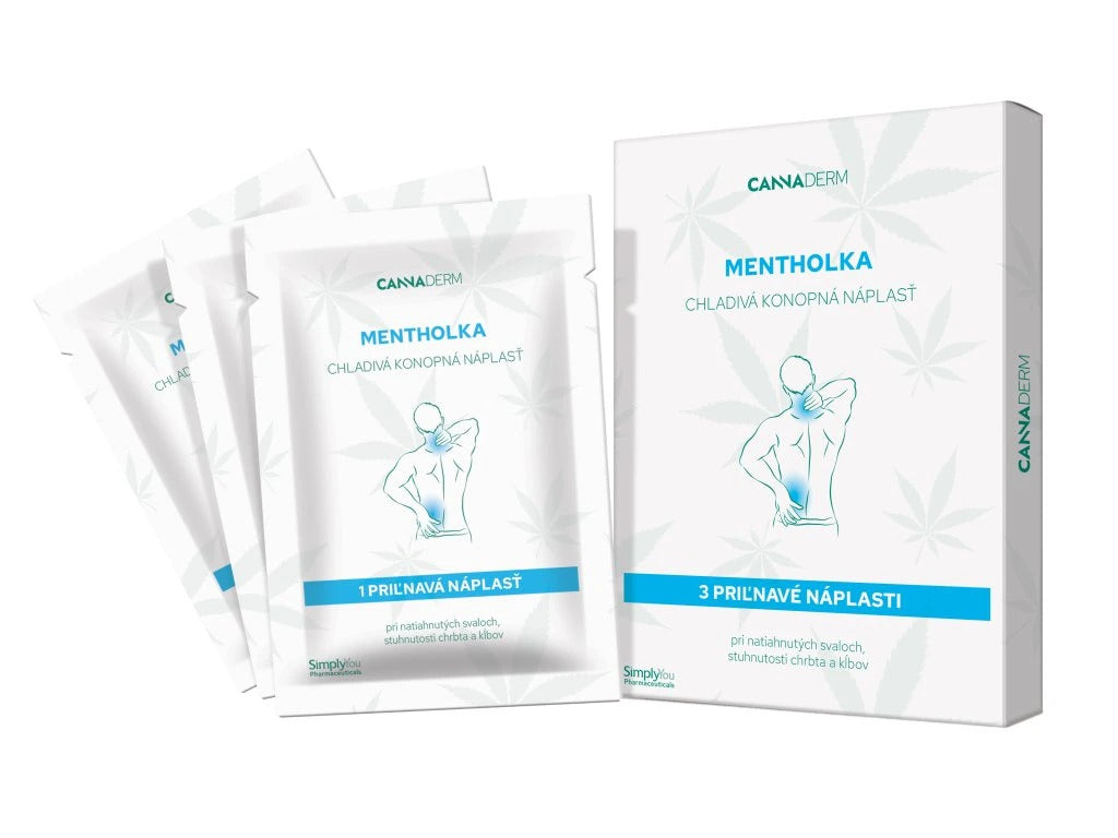 CANNADERM Mentholka náplasť 3 kusy