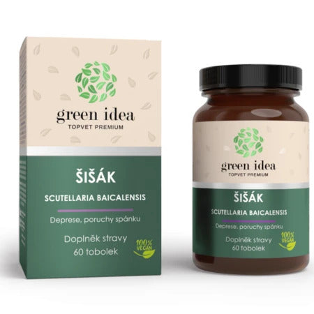 Green idea Šišak bajkalský bylinné kapsuly 60 kapsúl