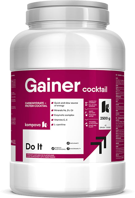 Kompava Gainer koktail 2500 g čokoláda