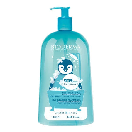 Bioderma ABCDerm Moussant jemný čistiaci gél 1l
