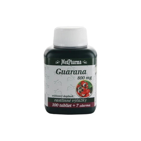 Guarana 800 mg 100+7tbl zdarma