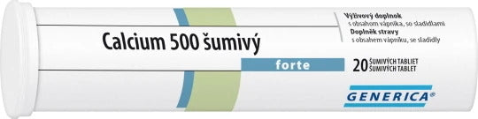 GENERICA Calcium 500 forte 20 šumivých tabliet